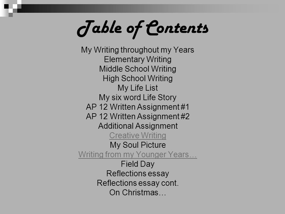 essay on my school life