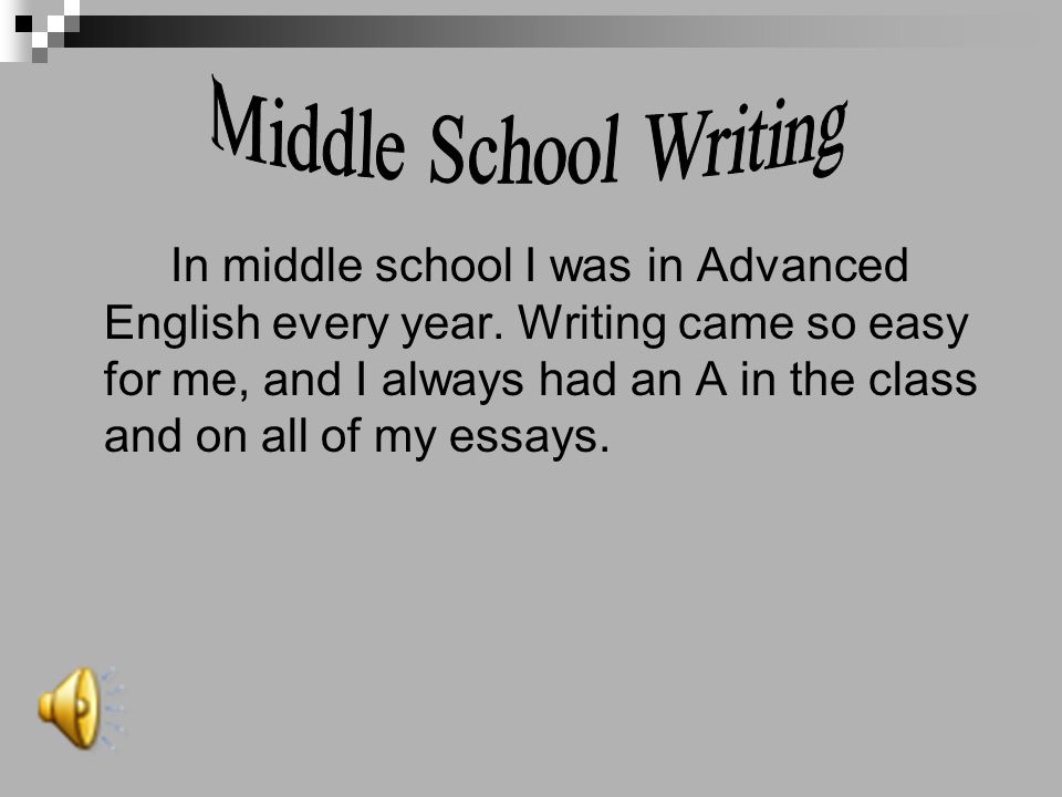 Middle school essay lessons