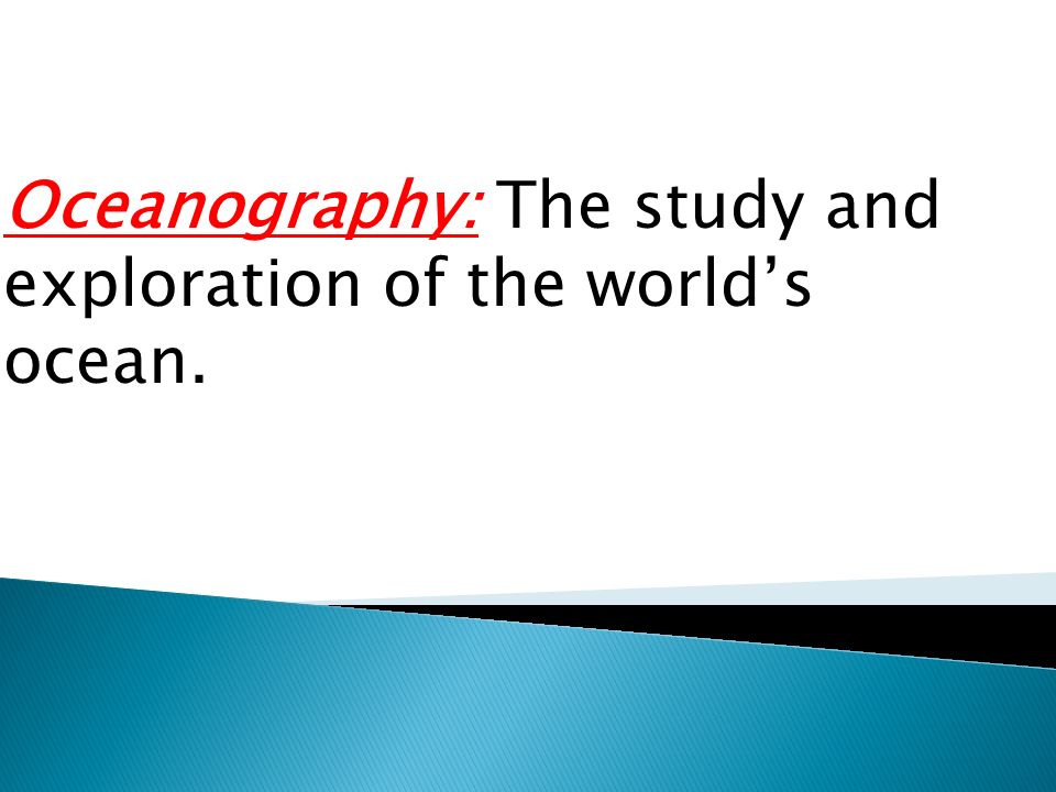 oceanography study guide oceanography study guide