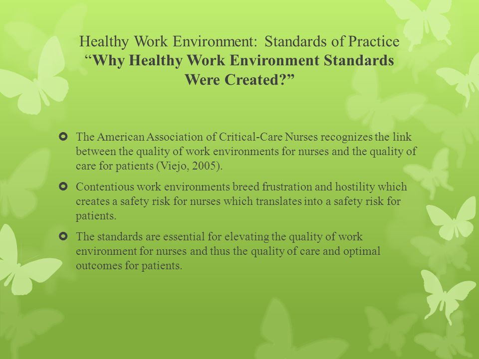 healthy work environment healthy work environment