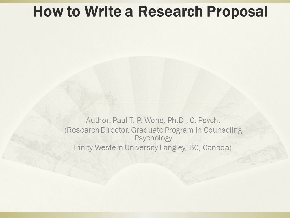 Dissertation Draft Proposal