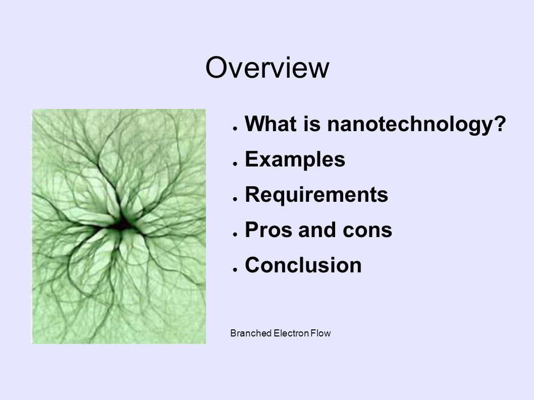 examples of nanotechnology
