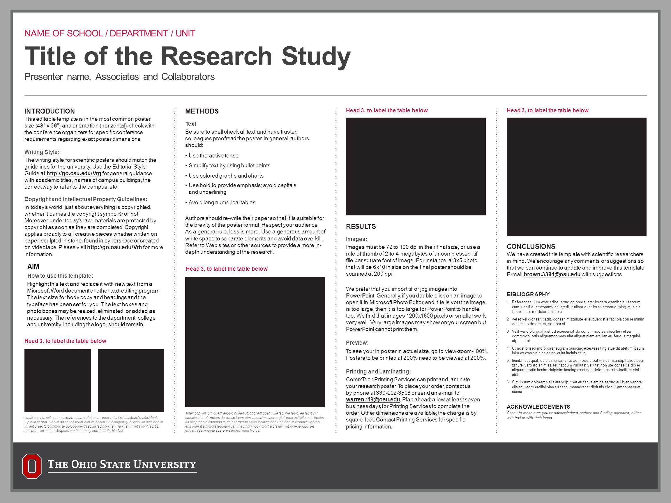 scientific poster sizes