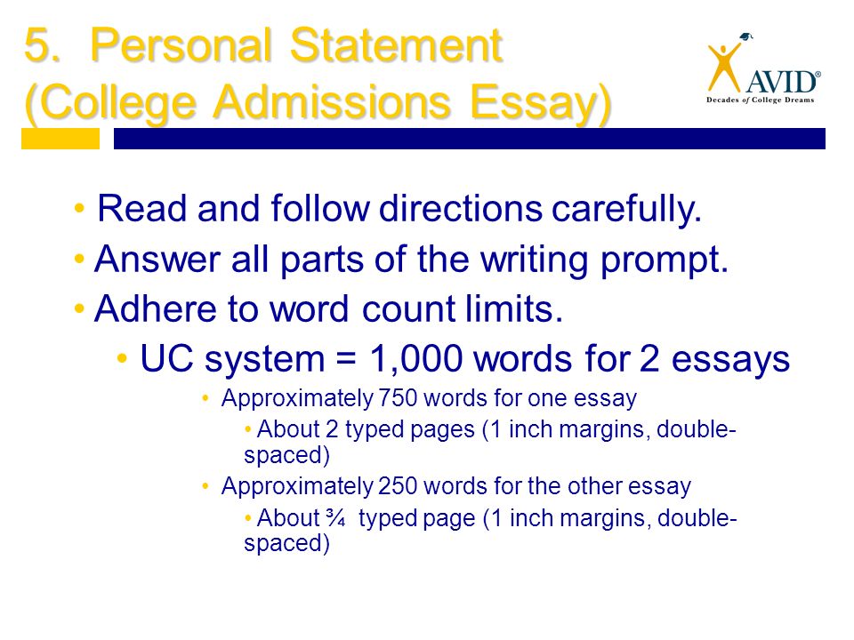 How To Write The Perfect College Essay