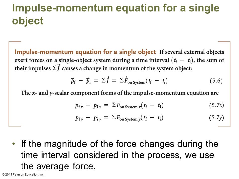 Impulse And Linear Momentum How Does Jet Propulsion Work Can Impulse Momentum Equation For A Single Object If The Magnitude Of Force Changes During