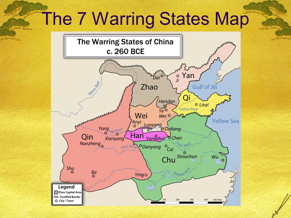 The 7 Warring States Map