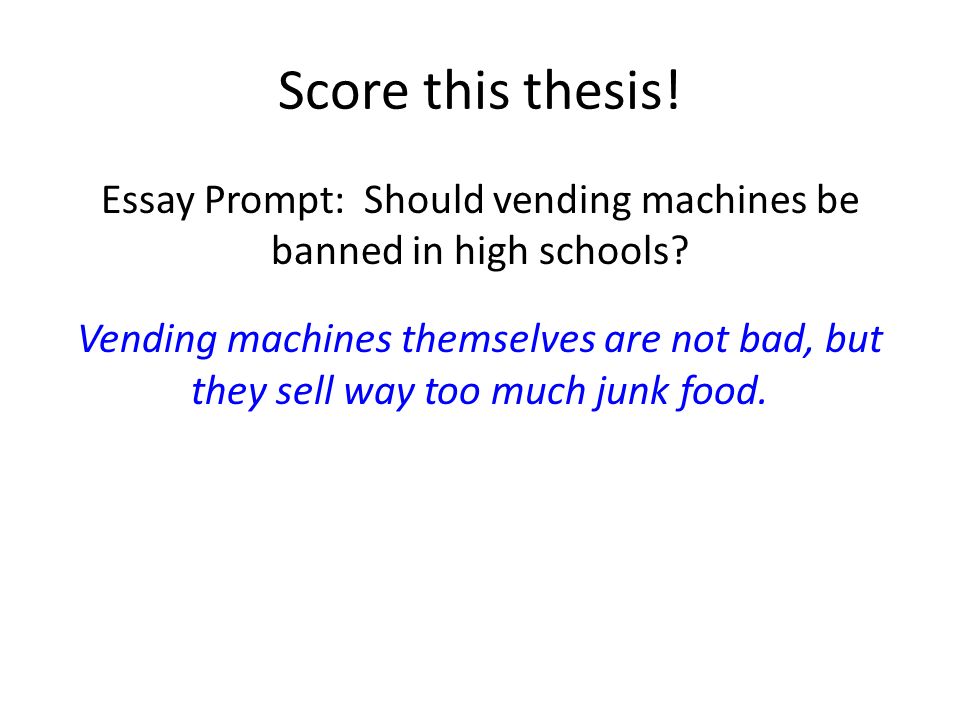 fast food essay conclusion
