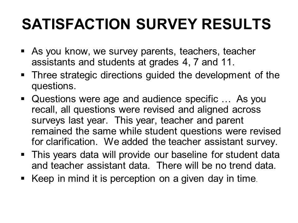 teacher survey for students