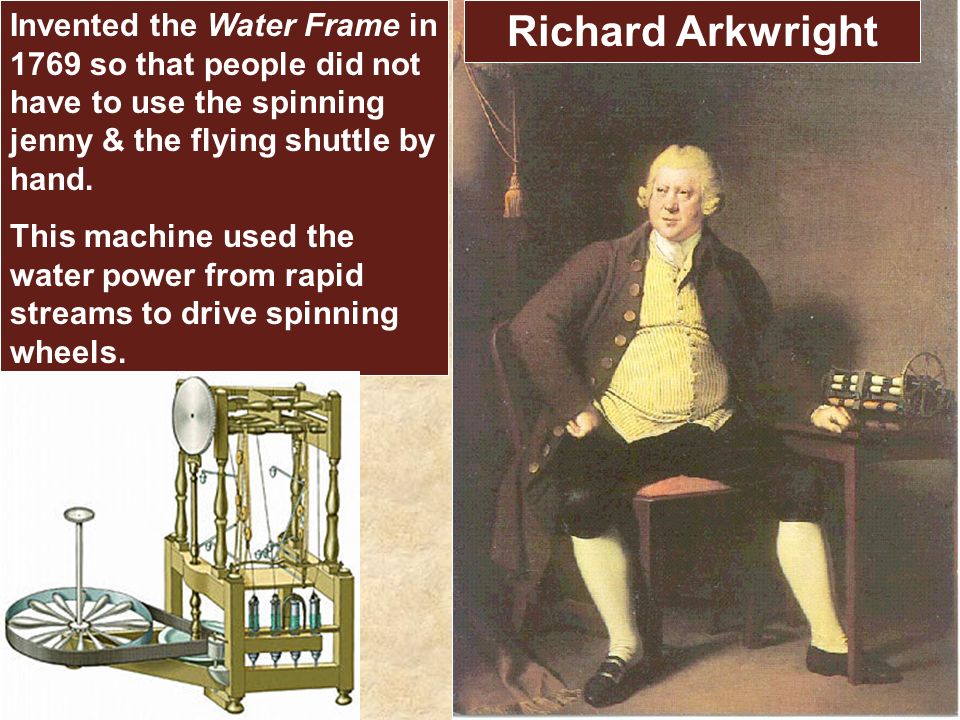 Who invented the spinning jenny?