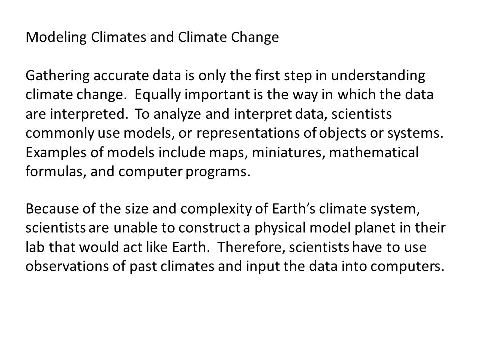 monitoring and modeling climate change are oceans getting warmer modeling questions and answers