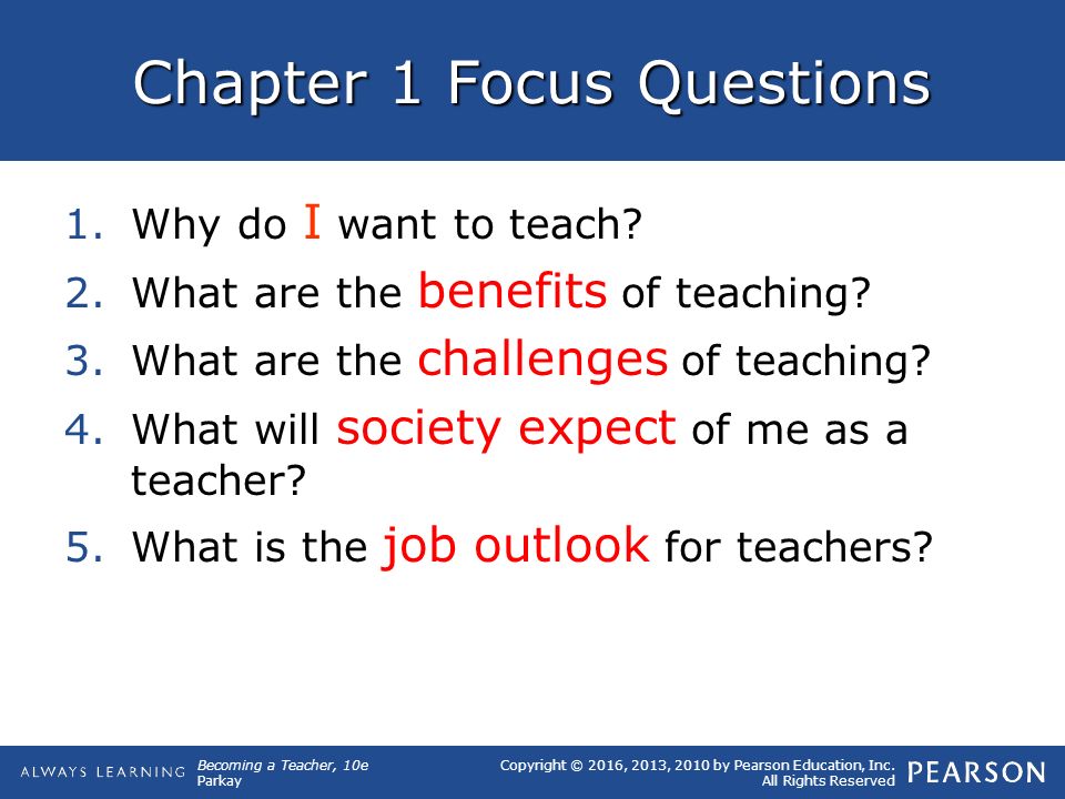 why do i want to teach