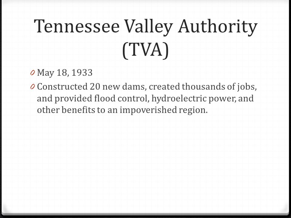 the creation of tennessee valley authority as a federal corporation Protection management chap 1 the reconstruction finance corporation and the bureau of public the dissolution of the tennessee valley authority 3. the creation of tennessee valley authority as a federal corporation Protection management chap 1 the reconstruction finance corporation and the bureau of public the dissolution of the tennessee valley authority 3.