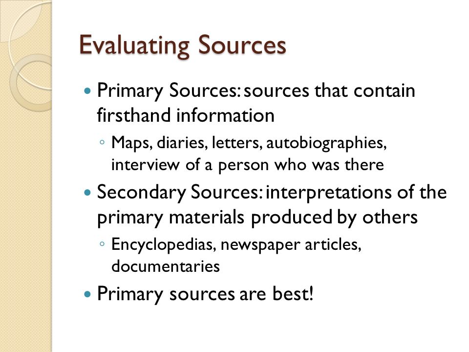 research paper primary source research paper primary source