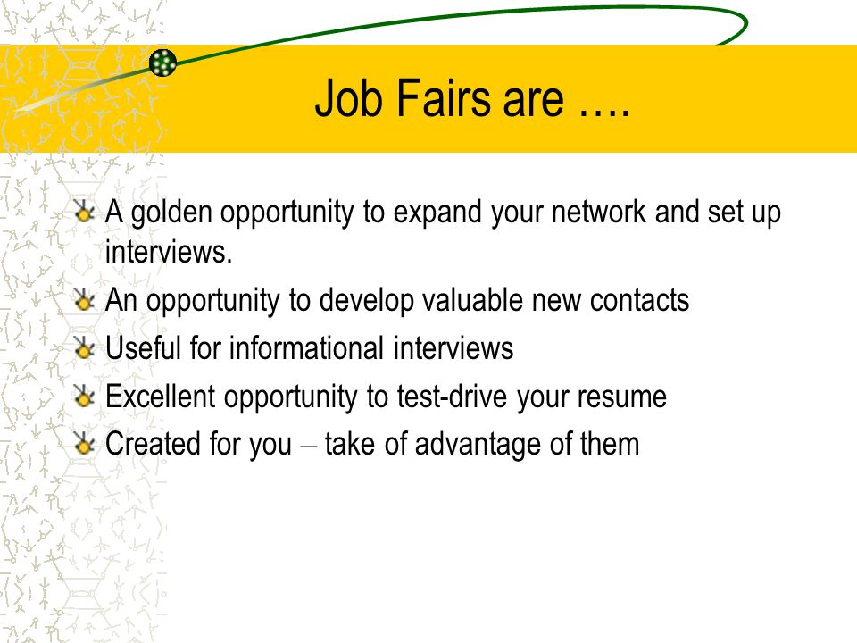 how job fairs work