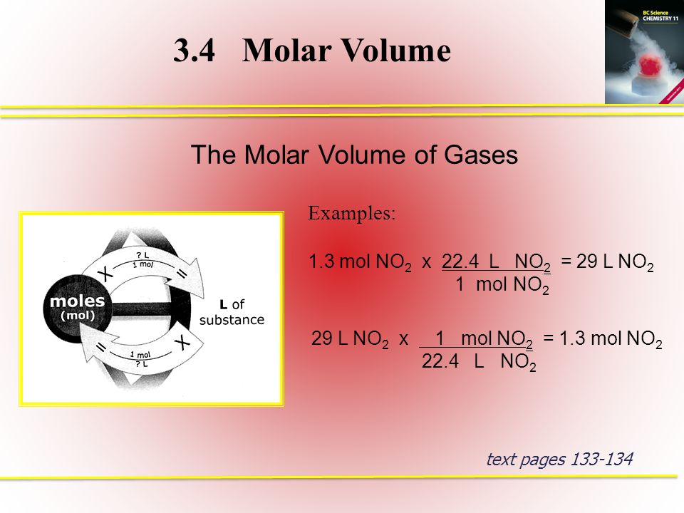 molar volume of a gas Calculations based on formulae 76 - molar volume of a gas when the molar mass of any gas is divided by the density of gas at stp, the value 224 is obtained here are some examples:. molar volume of a gas Calculations based on formulae 76 - molar volume of a gas when the molar mass of any gas is divided by the density of gas at stp, the value 224 is obtained here are some examples:.