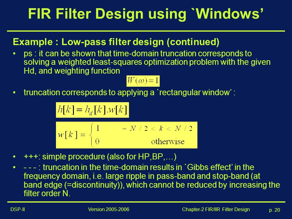 fir and iir filter design using matlab pdf