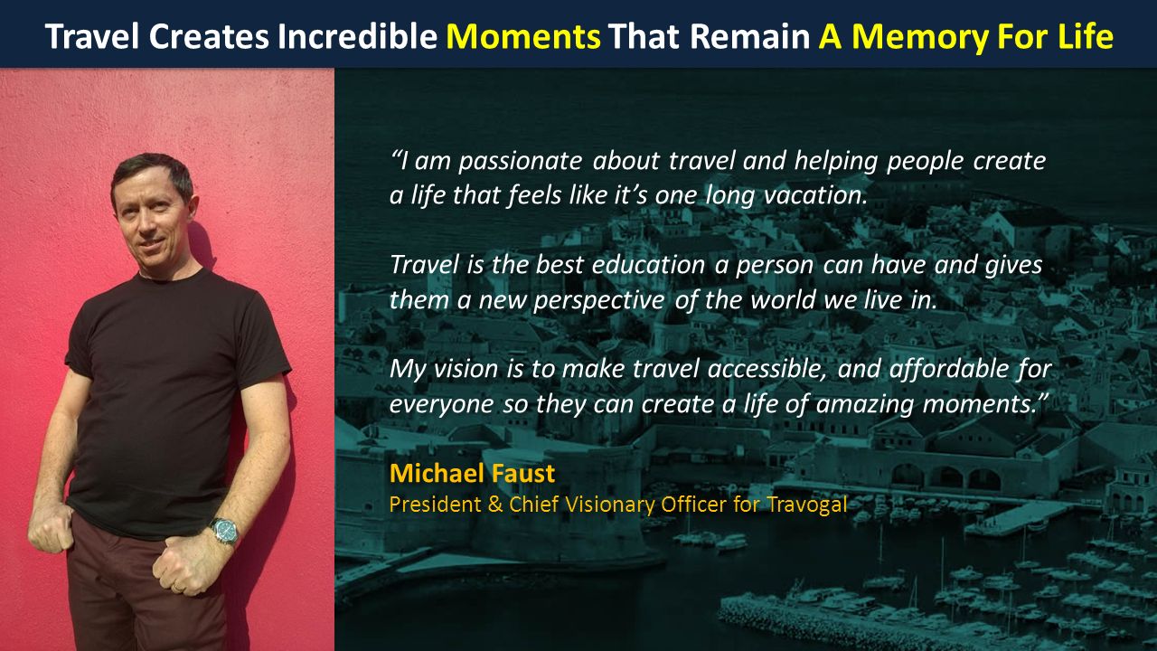 I am passionate about travel and helping people create a life that feels like it’s one long vacation.