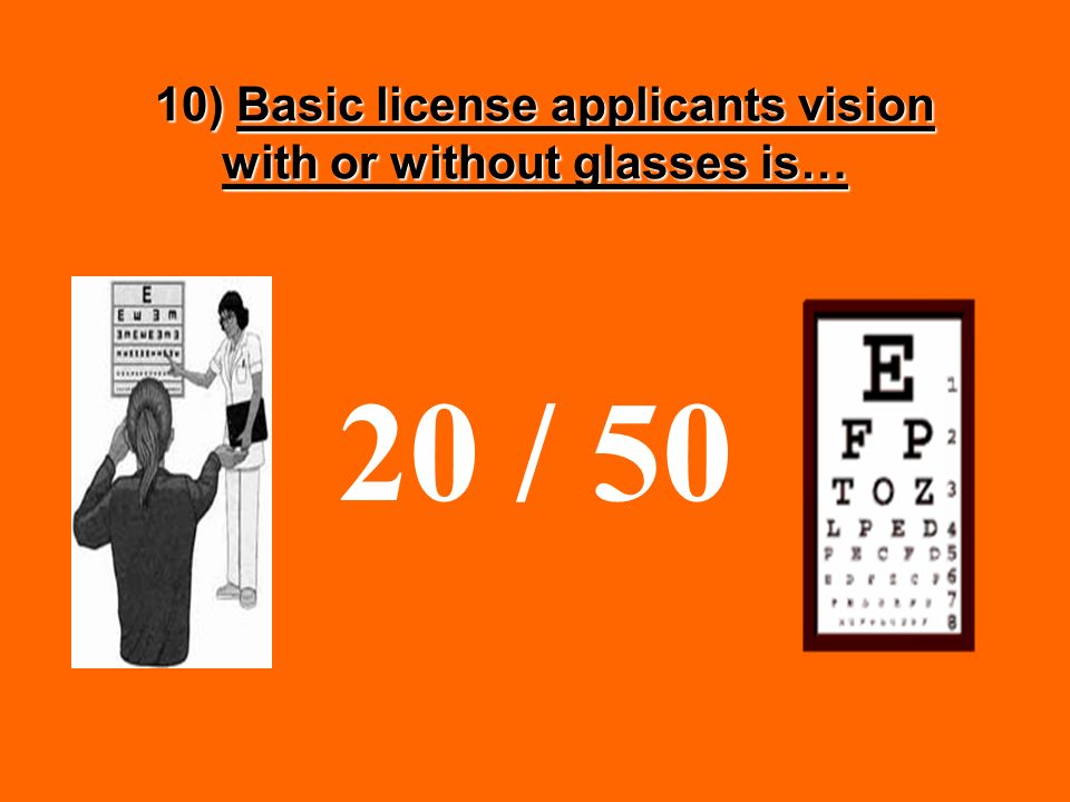 Is 20/50 vision bad?