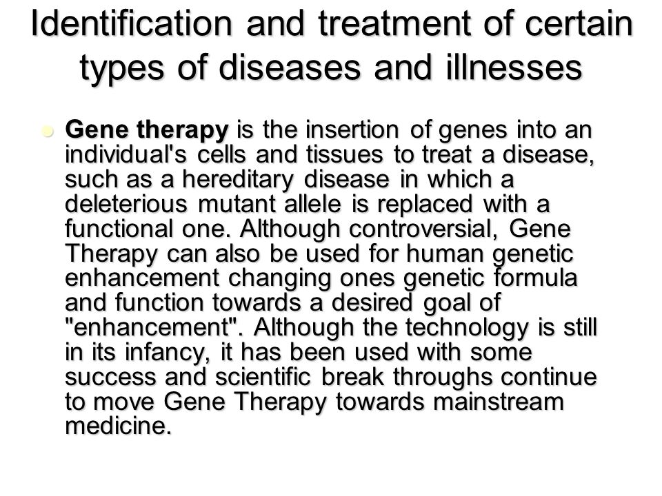 the types of gene therapy that cures diseases the types of gene therapy that cures diseases