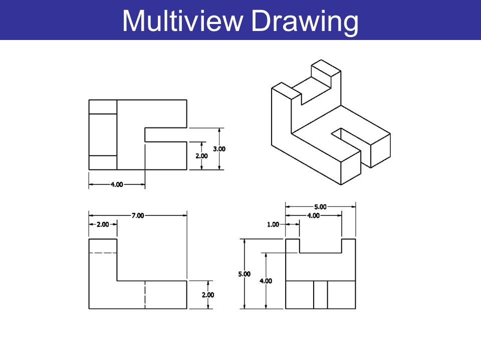 multiview drawings multiview drawing a multiview drawing is one multi view drawing
