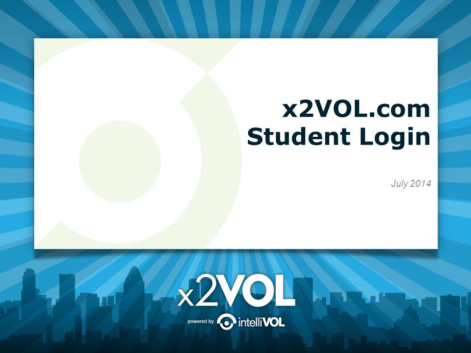 x2VOL.com Student Login July 2014