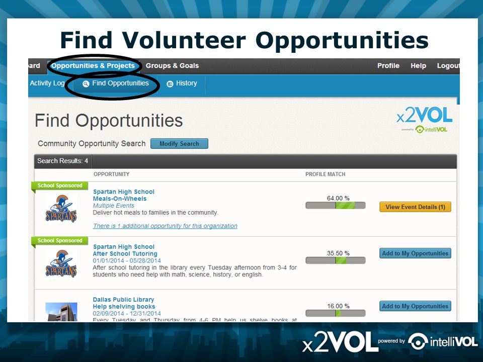 Find Volunteer Opportunities