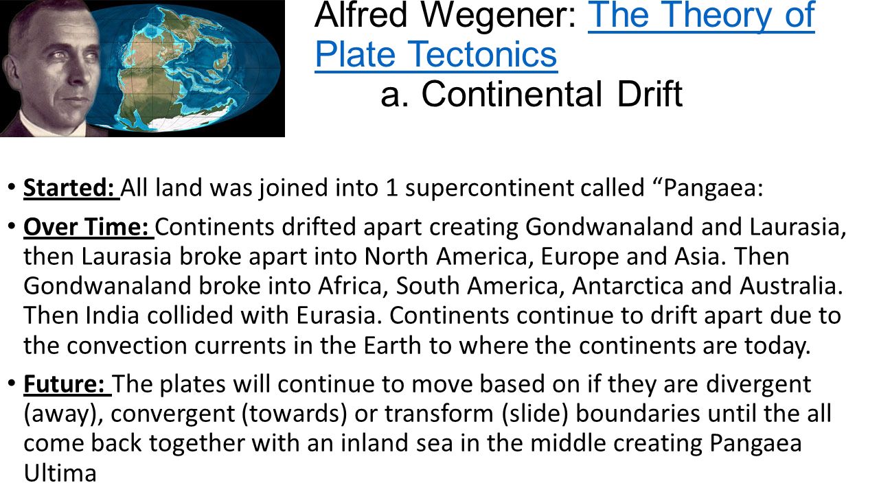 Essay on continental drift