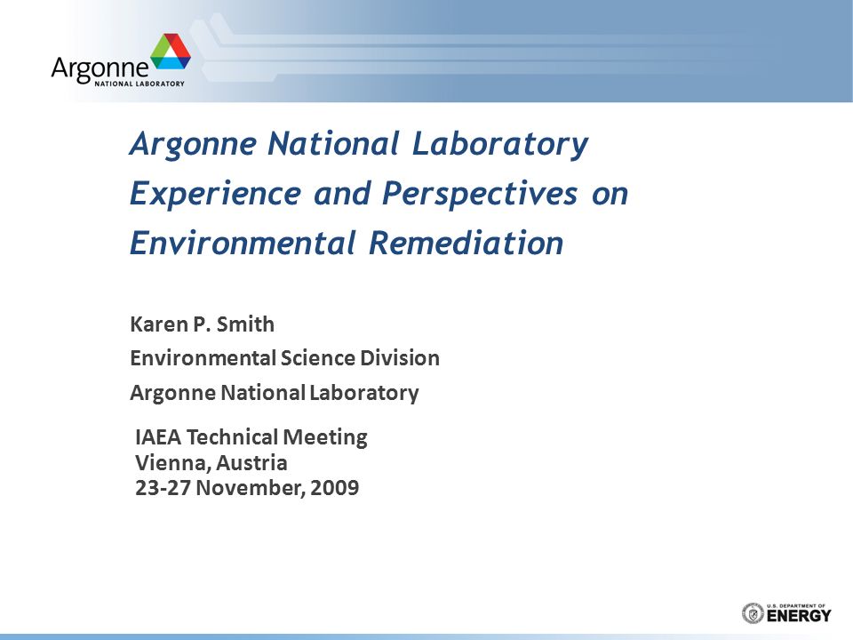 argonne national laboratory experience and perspectives on laboratory presentation