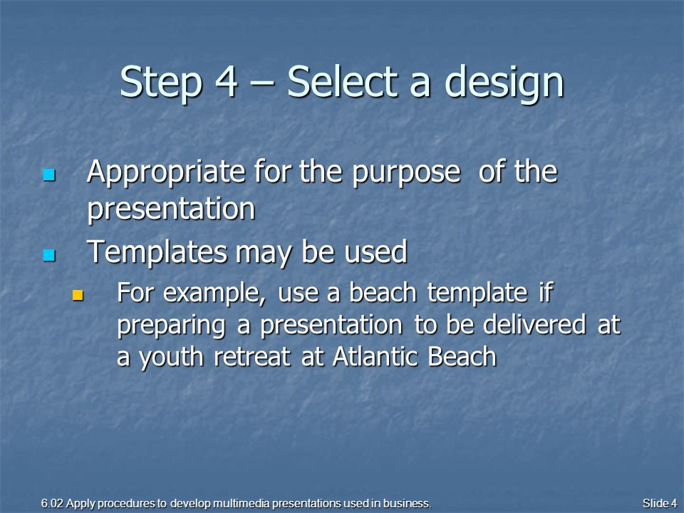 procedure for developing a multimedia presentation apply procedure for developing a multimedia presentation apply, Presentation templates