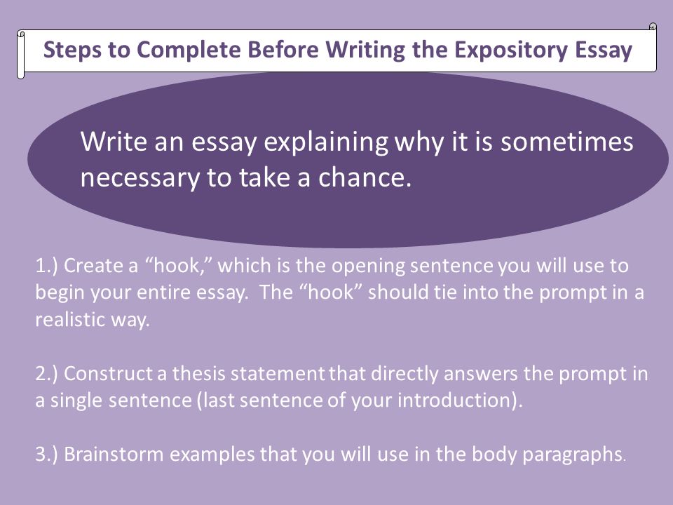Examples Of Thesis Statements For Expository Essays