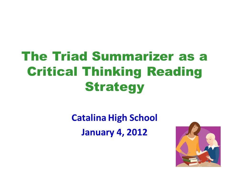 Critical Thinking Thoughtful Writing