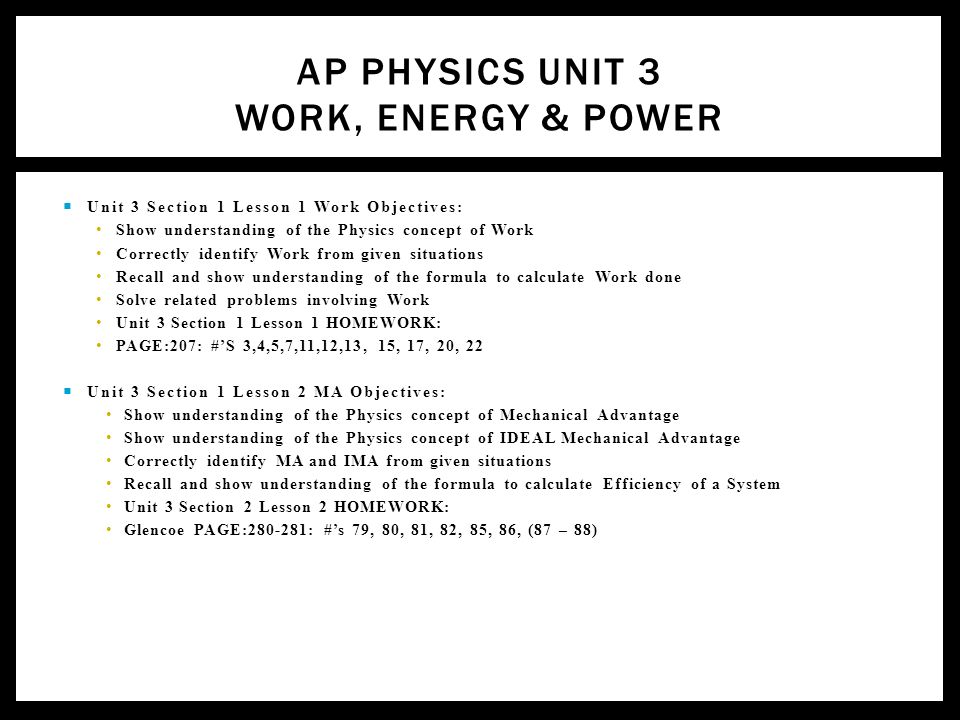analysis of work energy and power analysis of work energy and power