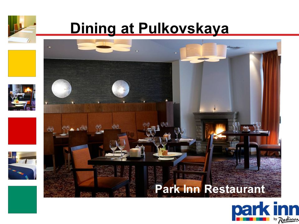 Dining at Pulkovskaya Park Inn Restaurant