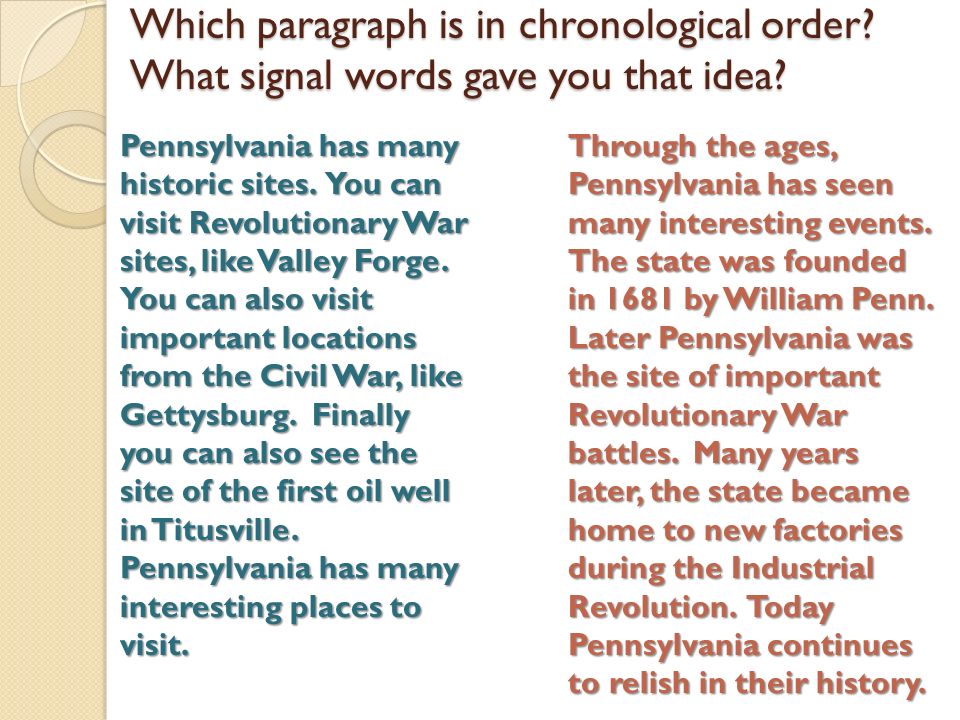 short paragraph example of chronological order Short paragraph example of chronological order essays and research papers short paragraph example of chronological order archaeological survey has selected 5000 sherds from eighteen probable sites by random sampling techniques in effort to investigate the proposed postulation. short paragraph example of chronological order Short paragraph example of chronological order essays and research papers short paragraph example of chronological order archaeological survey has selected 5000 sherds from eighteen probable sites by random sampling techniques in effort to investigate the proposed postulation.