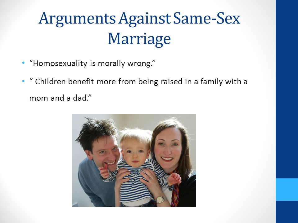 gay marriage arguements for against and gay marriage arguements for against and