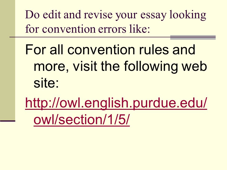 editing and revising your essay editing and revising your essay