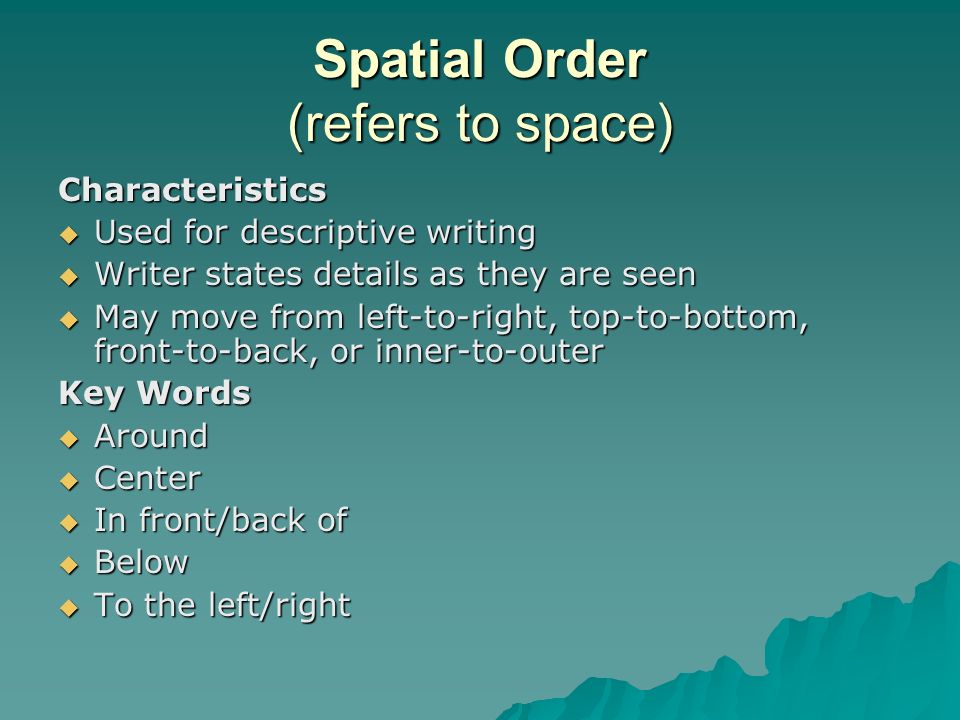 spatial organization of an essay spatial organization of an essay