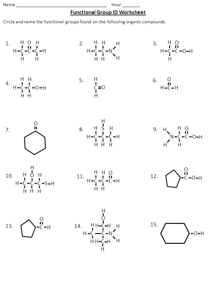 Printables Functional Group Practice Worksheet organic functional groups worksheet versaldobip collection of bloggakuten