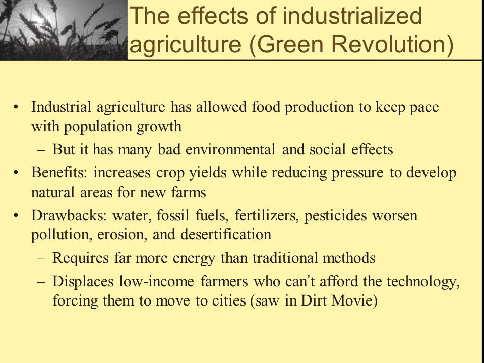 effects of green revolution effects of green revolution