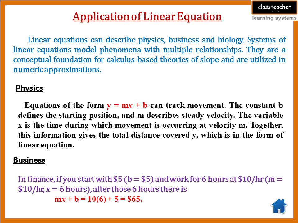 Application Of Linear Equations Talkchannels What Is Linear Equation Example 1 2 3 Equations