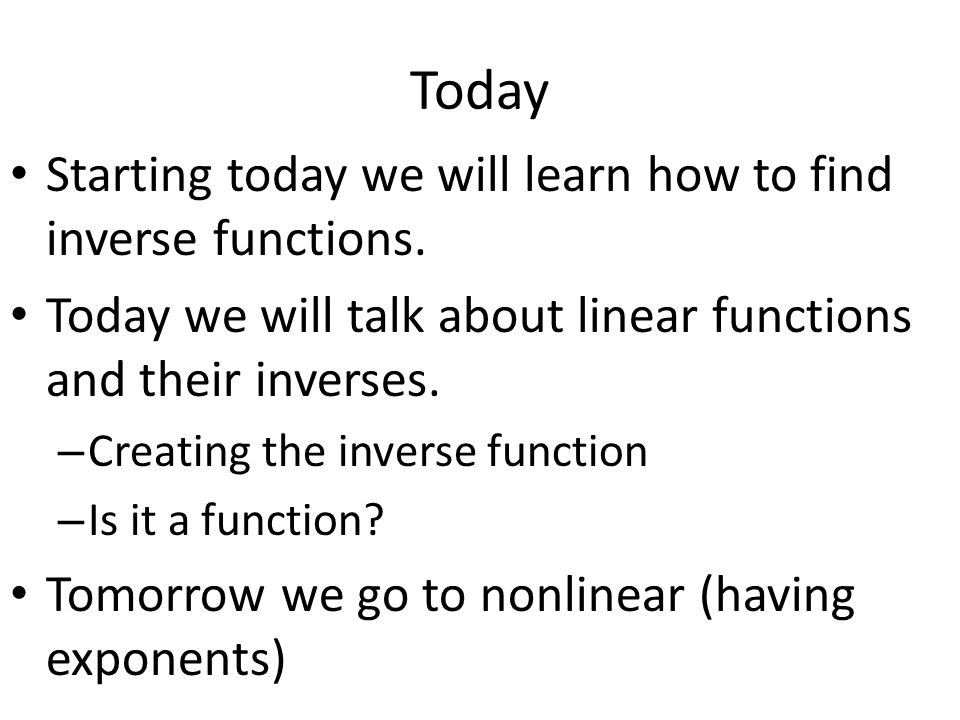 Warm Up Solve For Y Algebra 3 Chapter 7 Powers Roots And 4 Today