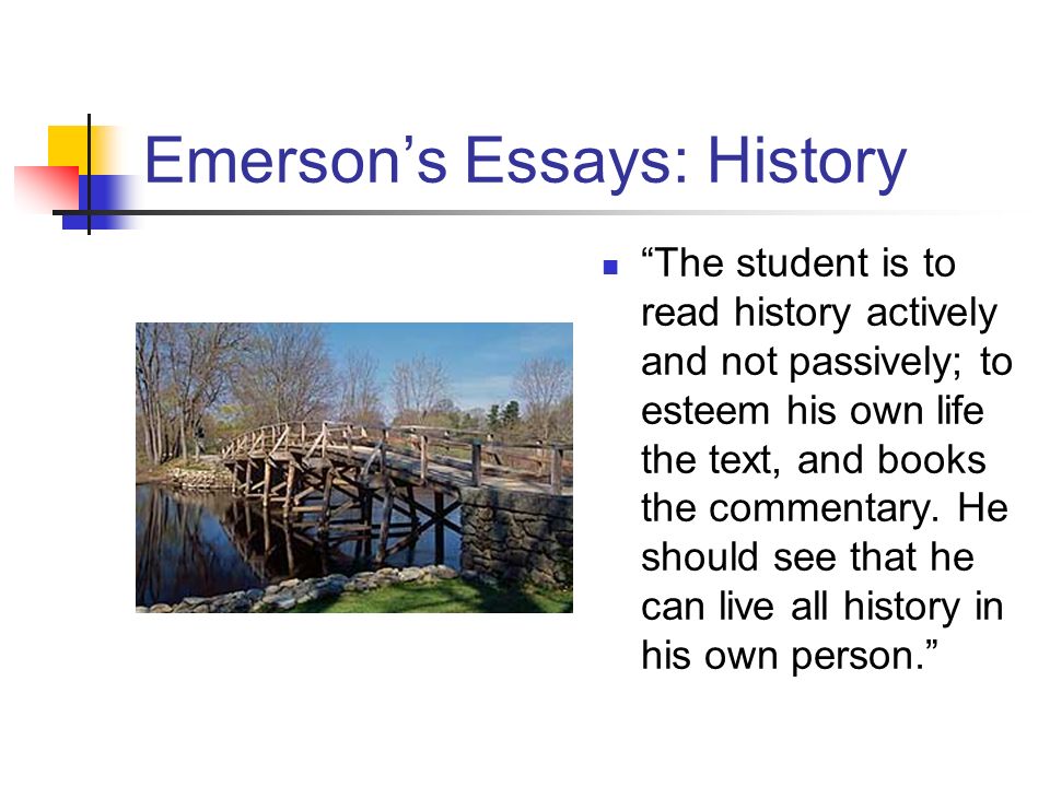Emerson Essay Nature