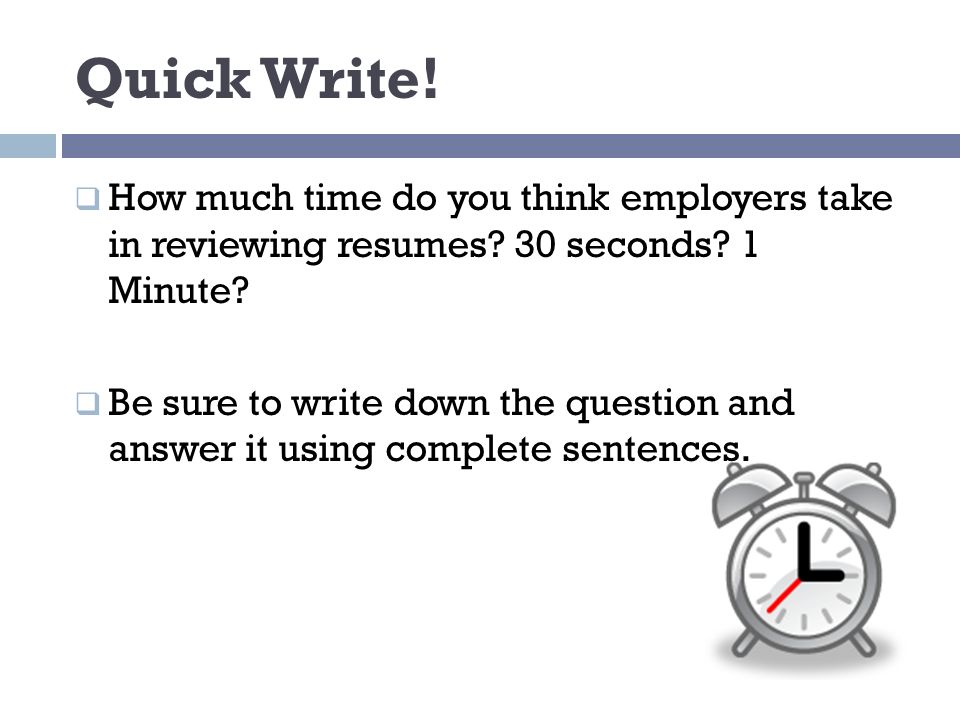 resume complete sentences