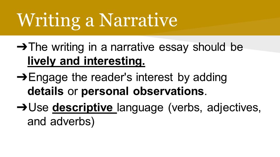Writing A Descriptive Essay