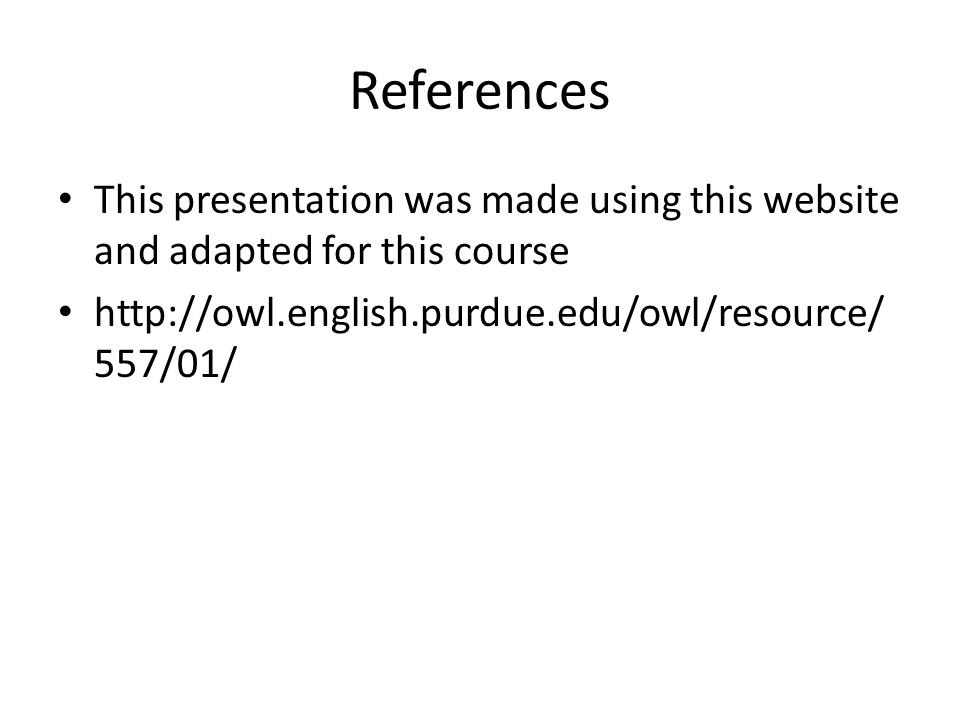References This presentation was made using this website and adapted for this course   557/01/