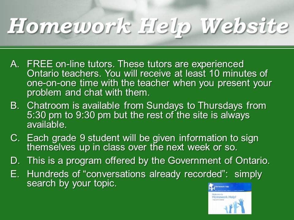 Homework Chat