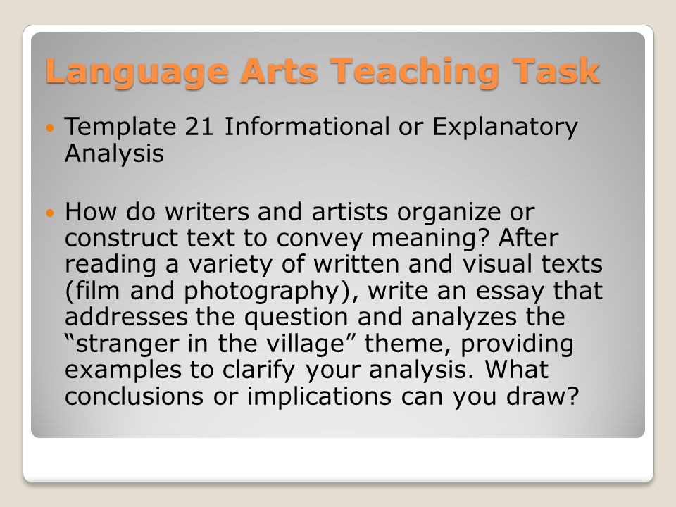Stranger Essay