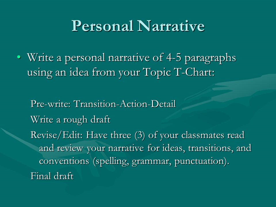 writing narrative paragraphs writing narrative paragraphs