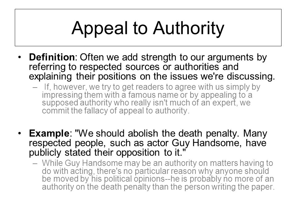 fallacies appeal to authority This is pretty much you when you don't question what you've been fed and just accepting whatever authority figures say :'d. fallacies appeal to authority This is pretty much you when you don't question what you've been fed and just accepting whatever authority figures say :'d.