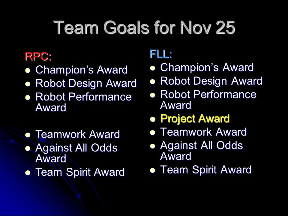team spirit award